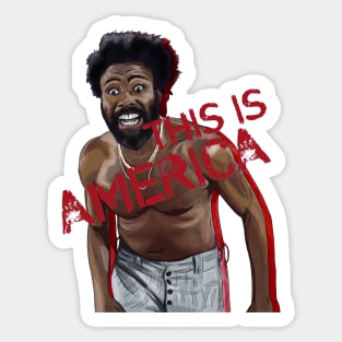 Childish Gambino: This IS America Sticker